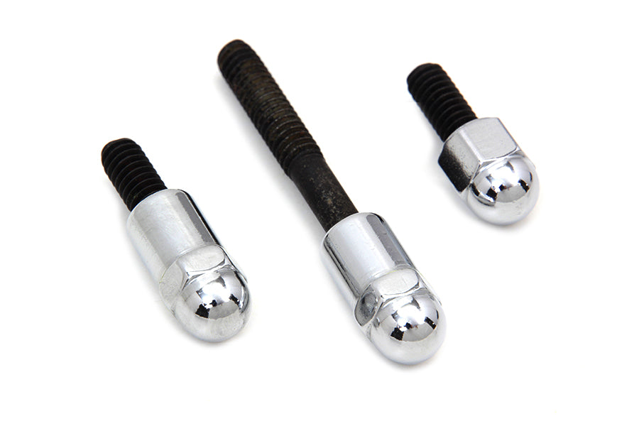 Colony Chrome Oil Hose Cover Mounting Kit for Harley Davidson FXD (1999-2008)