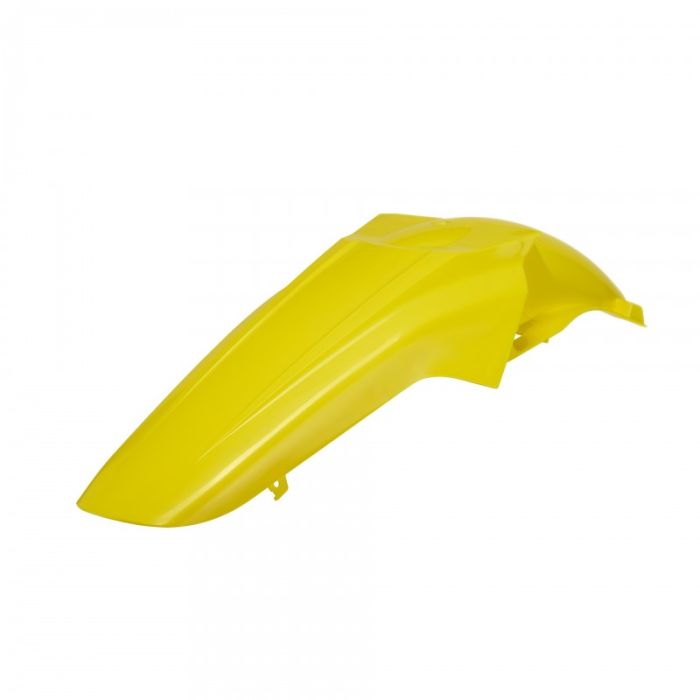 Polisport Restyling Plastic Rear Fender in Yellow for Enhanced Motorcycle Protection