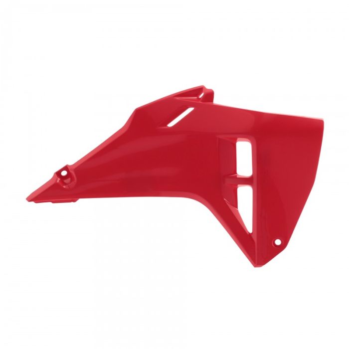 POLISPORT Replica Plastic Radiator Scoops in Red - Part Number 8505900001