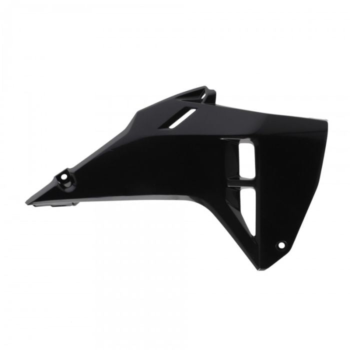 POLISPORT Replica Plastic Radiator Scoops in Black - Part Number 8505900003