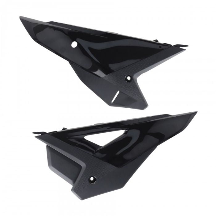 Polisport Replica Plastic Side Panels - Black for Motorcycle, Part #8559700003