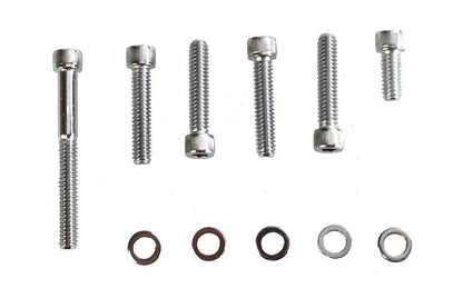 Colony Chrome Transmission Shifter Cover Mount Kit for Harley Davidson FLT and FXST by Colony