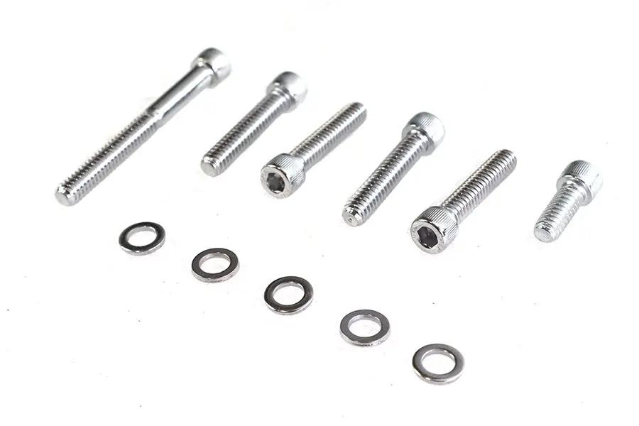Colony Chrome Transmission Shifter Cover Mount Kit for Harley Davidson FLT and FXST by Colony