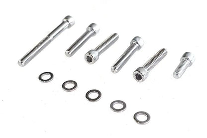 Colony Chrome Transmission Shifter Cover Mount Kit for Harley Davidson FLT and FXST by Colony