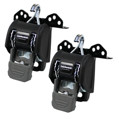 CargoBuckle Universal Ladder Rack Tie-Down System F153180 – 2-Inch Retractable Tie-Down for Trucks