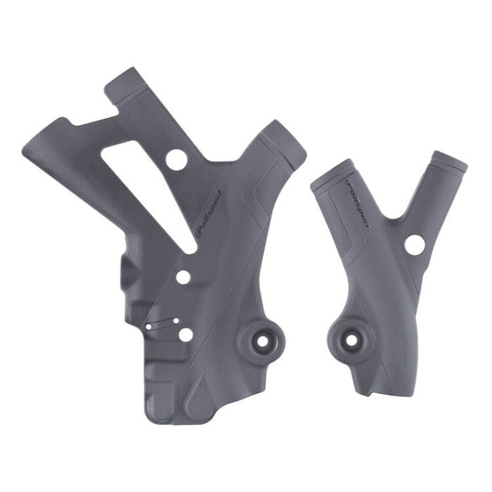 POLISPORT Frame Protector Nardo Grey for Enhanced Motorcycle Frame Protection - Part Number 8466900003