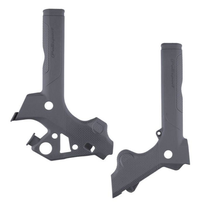 POLISPORT Frame Protector Nardo Grey for Enhanced Motorcycle Frame Safety