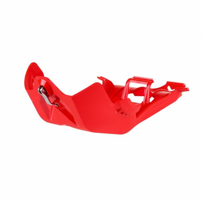 Polisport Skid Plate with Link Protector Red - Part Number 8469100007