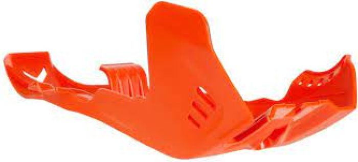 Polisport Skid Plate with Link Protector Orange – Durable Motorcycle Protection Part 8472100002