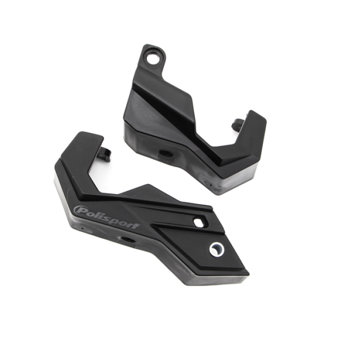 POLISPORT Bottom Fork Protector for Motorcycles - Black, Part Number 8157600001