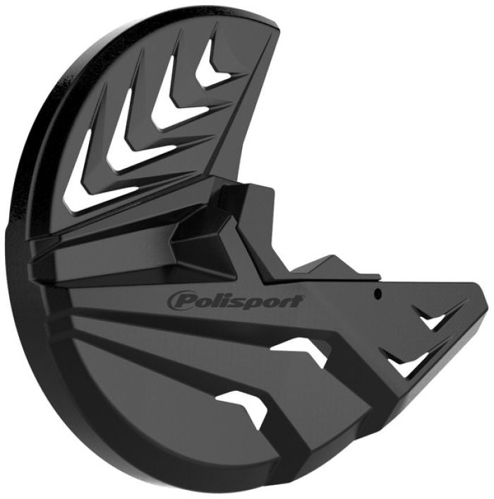POLISPORT Disk & Bottom Fork Protector Black for Enhanced Motorcycle Fork Protection (Part #8157000001)