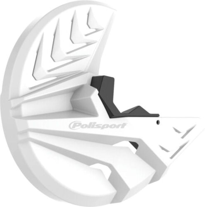 Polisport Disk & Bottom Fork Protector White/Black - Part Number 8151400006