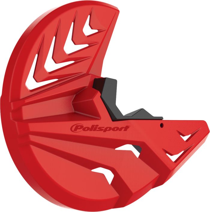 Polisport Disk & Bottom Fork Protector for CR04 in Red and Black - Part 8151400007