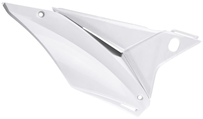 Polisport Side Panels White/White for Enhanced Motorcycle Protection - Part 8424800002