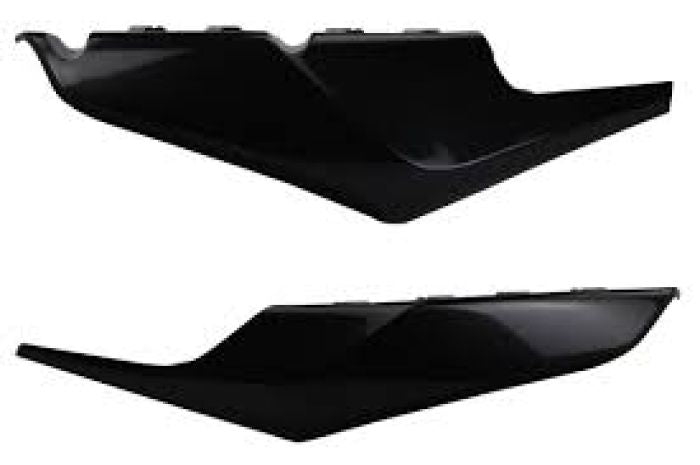 Polisport Lower Side Panels Black for Off-Road Bikes - Part Number 8423200008