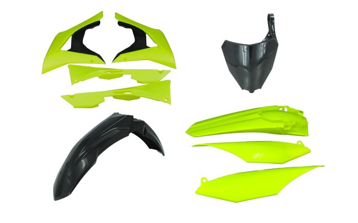 Polisport MX Complete Kit in Yellow and Black - Part Number 91044