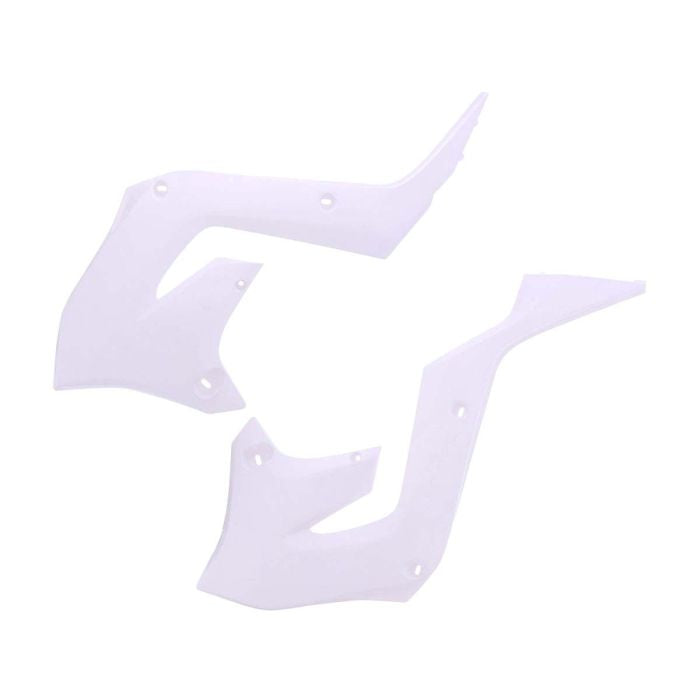 Polisport Radiator Scoops Restyling White - Part Number 8425800005