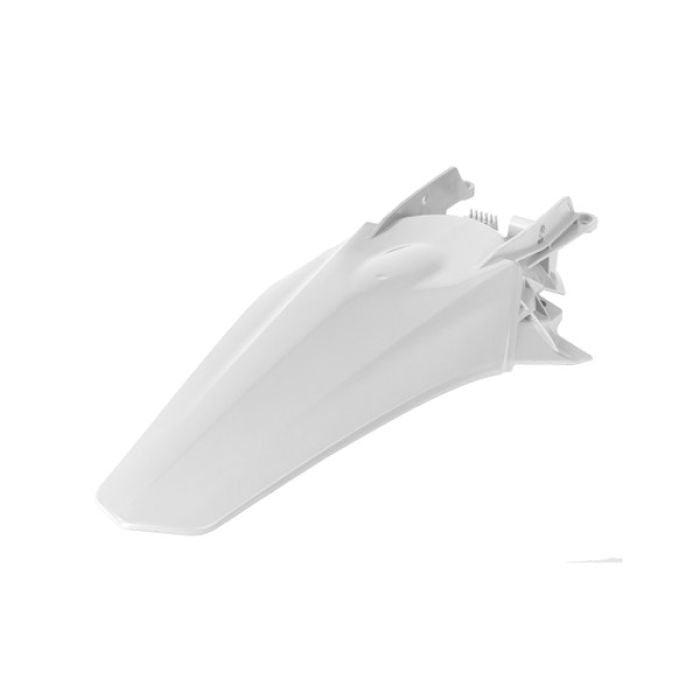Polisport Rear Fender White - Part #8557200005 for Enhanced Motorcycle Protection