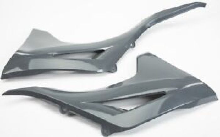 POLISPORT Nardo Grey Radiator Scoops – Part Number 8473800010
