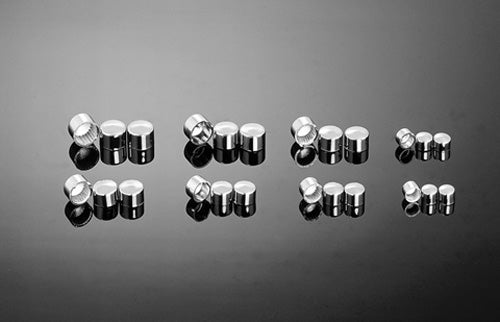 Highway Hawk M5 Hex Bolt Cover Kit (8mm W) - 10 Pieces