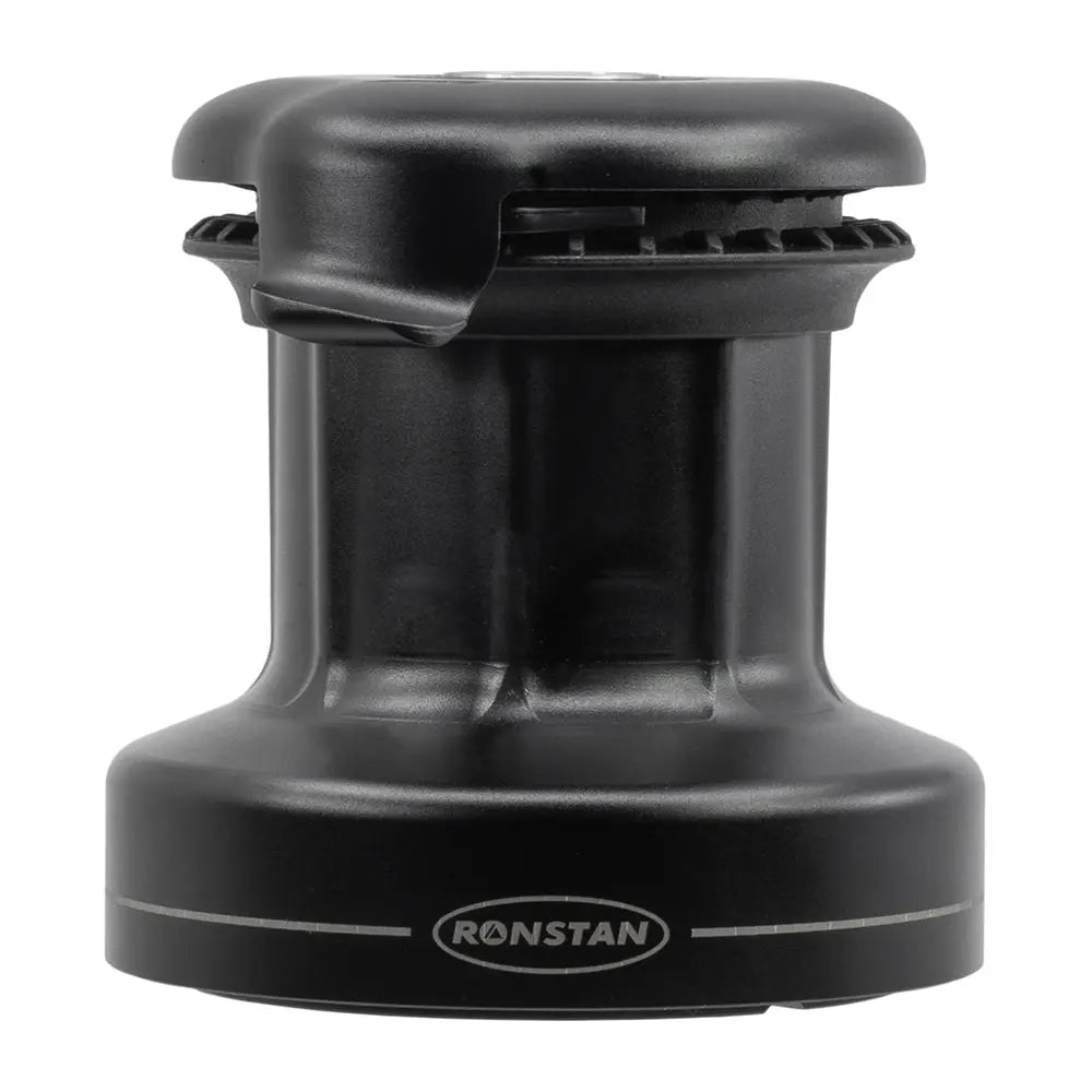 Ronstan 20ST Orbit Winch 1 Speed - Lightweight Alloy Marine Winch with Power Ribs and Tool-Free Maintenance