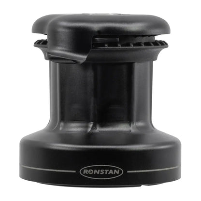 Ronstan 20ST Orbit Winch 1 Speed - Lightweight Alloy Marine Winch with Power Ribs and Tool-Free Maintenance