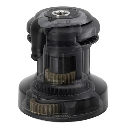 Ronstan 40QT Orbit Winch with QuickTrim – Lightweight Alloy Marine Winch with Power Ribs and Self-Tailing