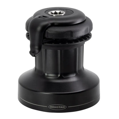 Ronstan 40QT Orbit Winch with QuickTrim – Lightweight Alloy Marine Winch with Power Ribs and Self-Tailing