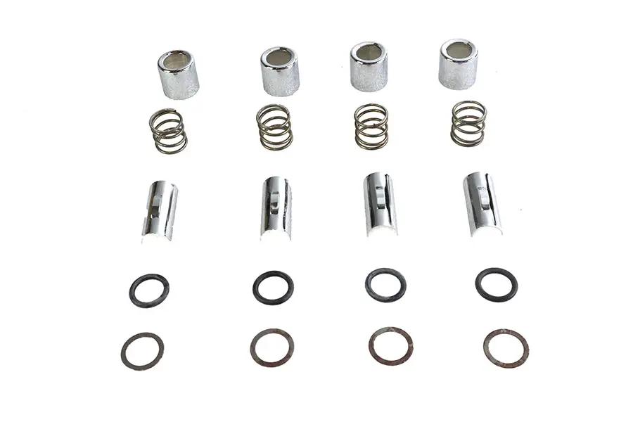 Colony M8 Upper Pushrod Cover Kit Chrome for Harley Davidson FXST (1999-2008) by Colony