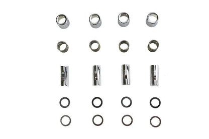 Colony M8 Upper Pushrod Cover Kit Chrome for Harley Davidson FXST (1999-2008) by Colony