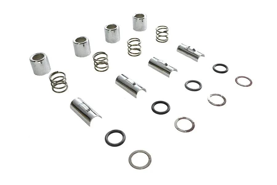 Colony M8 Upper Pushrod Cover Kit Chrome for Harley Davidson FXST (1999-2008) by Colony