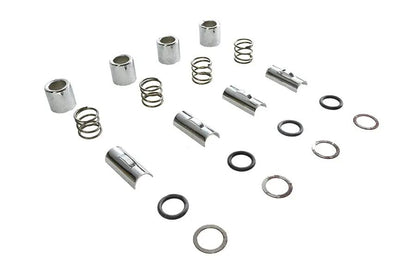 Colony M8 Upper Pushrod Cover Kit Chrome for Harley Davidson FXST (1999-2008) by Colony