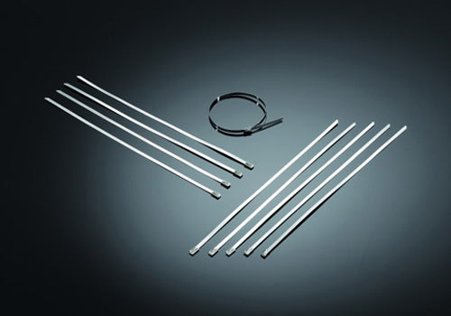 Highway Hawk Stainless Steel Straps - 10 Pieces, Heavy-Duty Clamp Kit