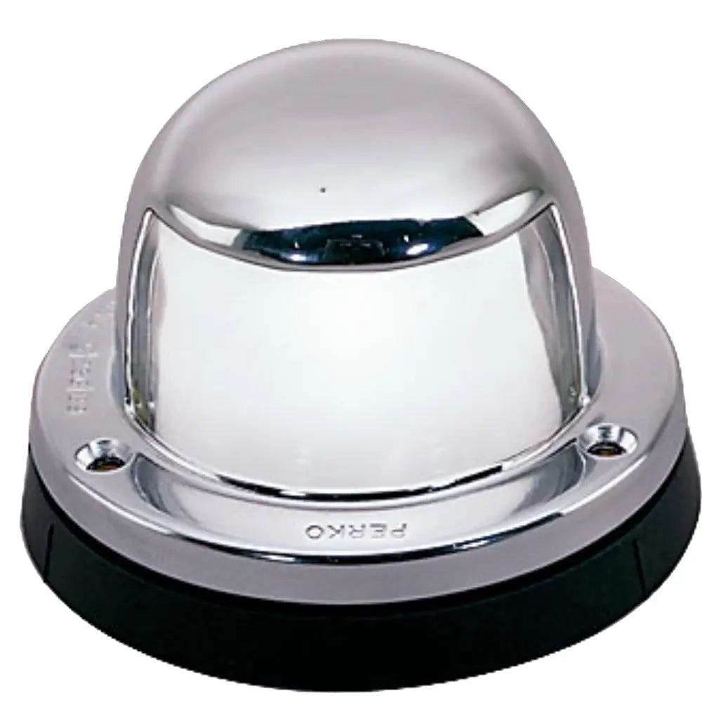 Perko Horizontal Mount Stern Light - Stainless Steel, 12V Navigation Light for Small Boats