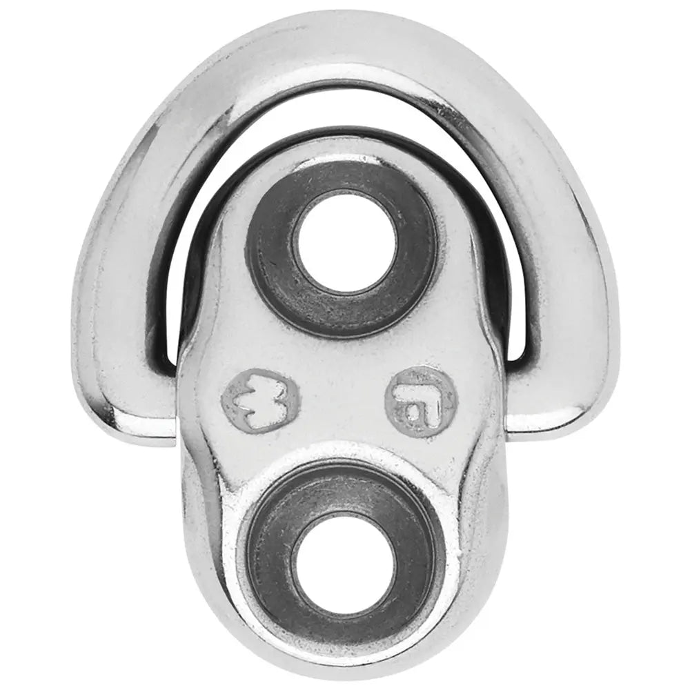 Wichard Marine Folding Pad Eye - 6mm Diameter, 2 Fixed Holes for Marine Rigging