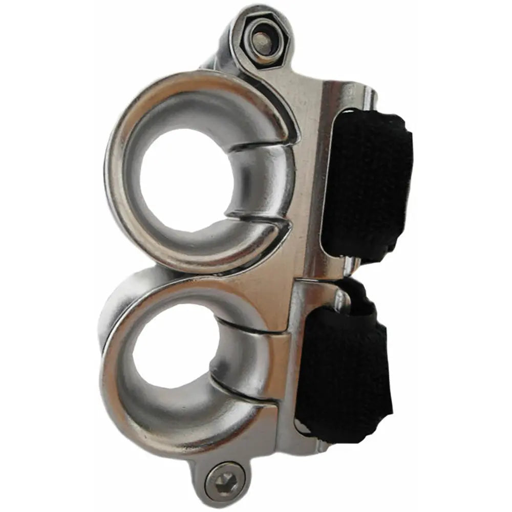 Wichard Marine Double Fairlead for 25mm Stanchions with Velcro Strap