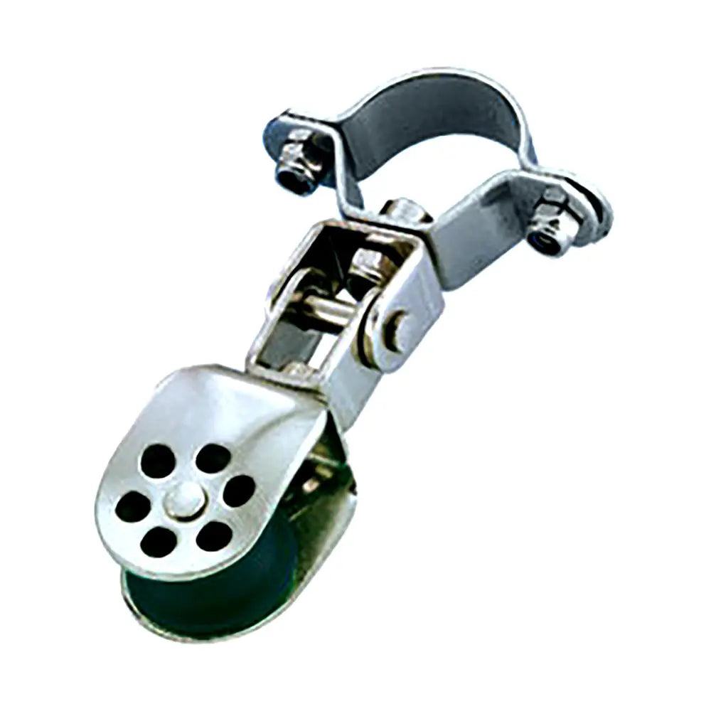 Wichard Marine Stainless Steel Single Block with 25mm Sheave for Stanchion Pivoting