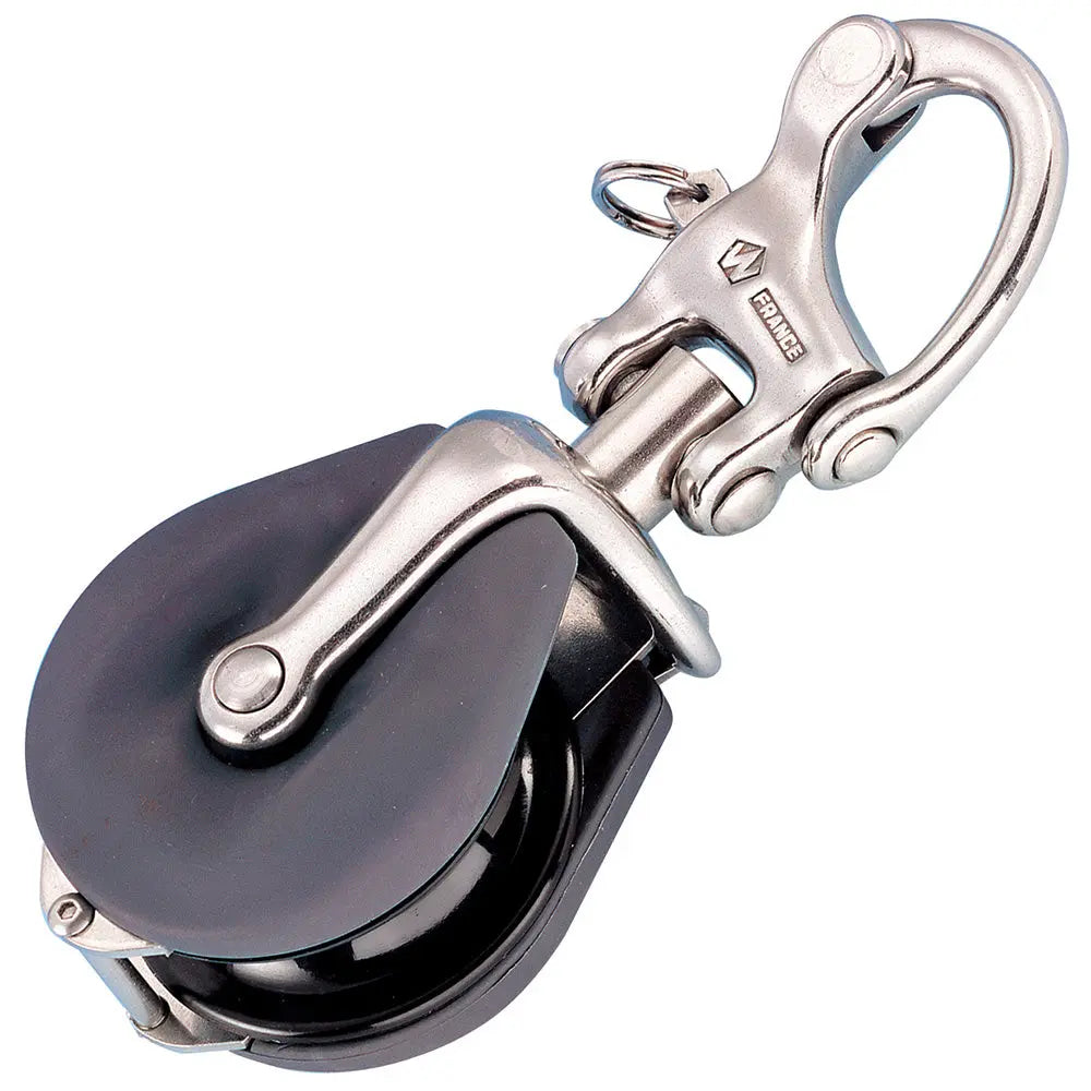 Wichard Marine Snatch Block with Snap Shackle – Max Rope Size 18mm (23/32") for Marine and Industrial Use