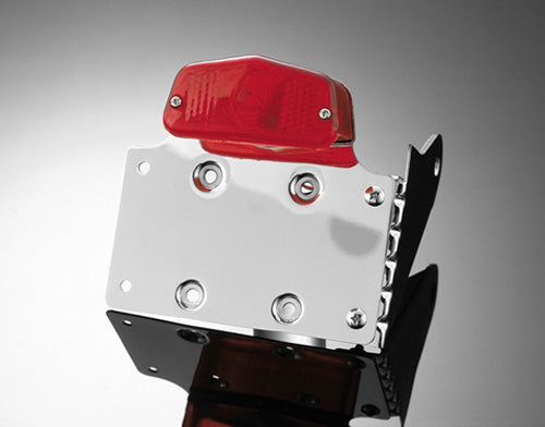 Highway Hawk HH-68-314 Tail Light Lucas & License Bracket