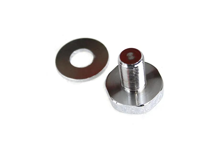 V-Twin Chrome Domed Fork Triple Tree Stem Nut for Harley Davidson XL (1986-1995) by V-Twin