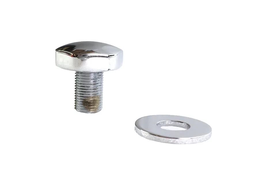 Colony Fork Triple Tree Stem Nut Domed Chrome for Harley Davidson XL (1986-1995) by Colony
