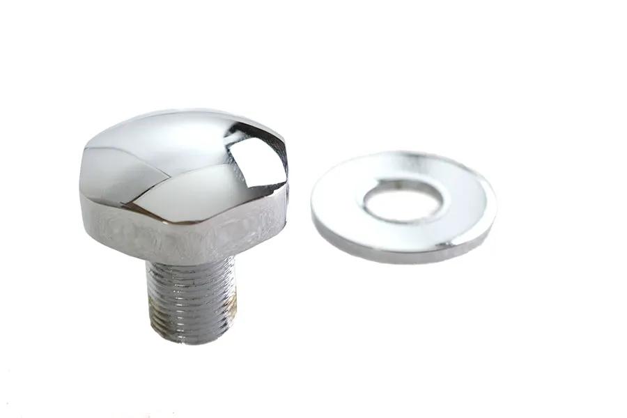 Colony Fork Triple Tree Stem Nut Domed Chrome for Harley Davidson XL (1986-1995) by Colony