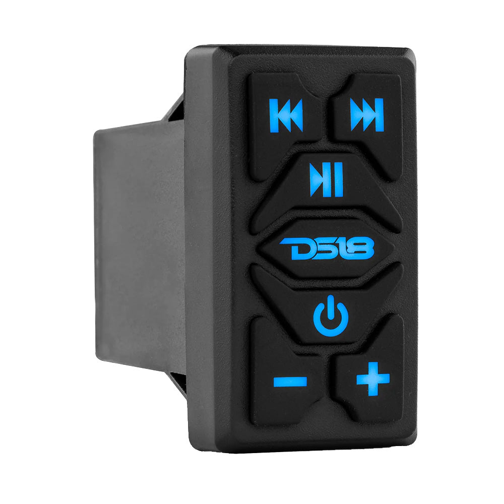 DS18 RKS-BT Bluetooth Rocker Switch Receiver and Controller for Marine & Powersports Audio
