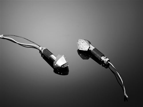 Highway Hawk LED Long Turn Signal Light Set for E-MAR motorcycles - Part HH-68-9273
