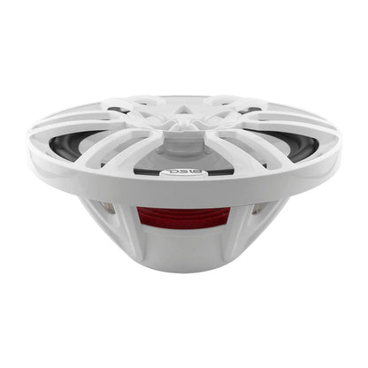 DS18 Hydro 6 x 9-Inch 2-Way Marine Speakers with RGB LED Lights - White, 375W Peak Power (Part NXL-69/WH)