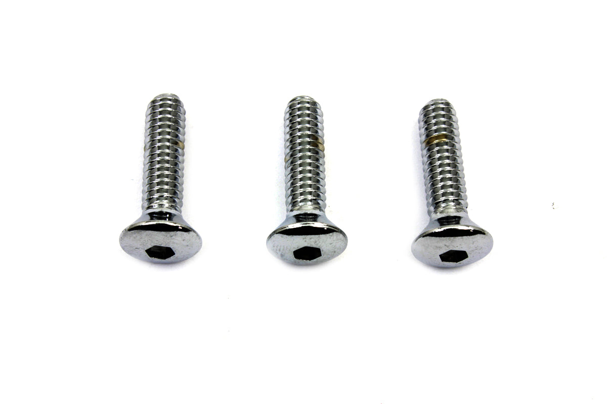 Colony Chrome Air Cleaner Mount Screws for Softail S&S Super E Carburetors Kit