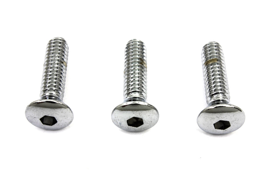 Colony Chrome Air Cleaner Mount Screws for Softail S&S Super E Carburetors Kit