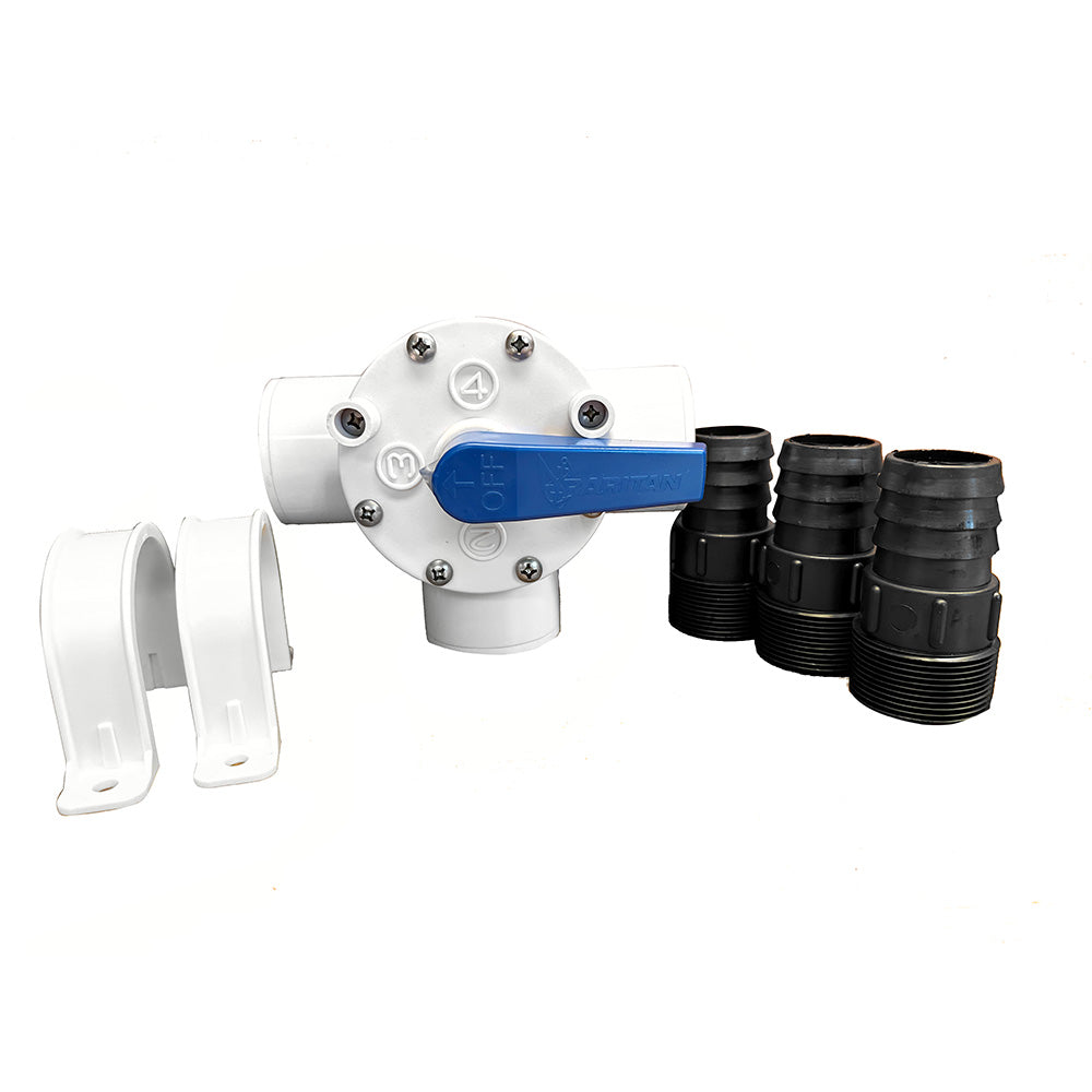 Raritan Diverter Y Valve with Fittings - Full-Flow Marine Valve for Easy Installation