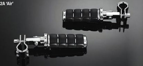 Highway Hawk HH-73-491 U-Clamp Air Footpeg Set for Motorcycles