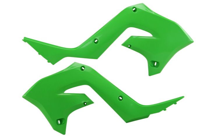 Polisport Radiator Scoops Restyling Green - Part Number 8425800001